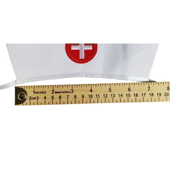 Yandy Cardiac Arrest Nurse Costume Size Large Lingerie Sexy Cosplay Red White - Picture 8 of 12